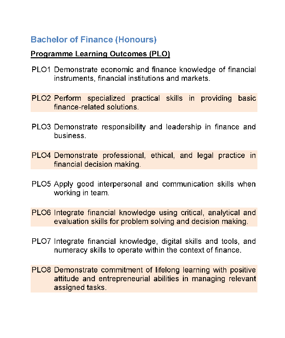 Faculty Of Business And Finance (FBF)